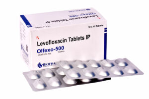 OLFEXO 500 MG, LEVOFLOXACIN TABLETS I.P. 500MG, offered by Biofrank Pharmaceuticals (India) Pvt. Ltd.