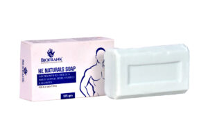 BIOFRANK HE NATURAL SOAP, TEA TREE OIL & WHEAT GERM OIL DEEPLY PURIFIES & CLEANSES, offered by Biofrank Pharmaceuticals (India) Pvt. Ltd.