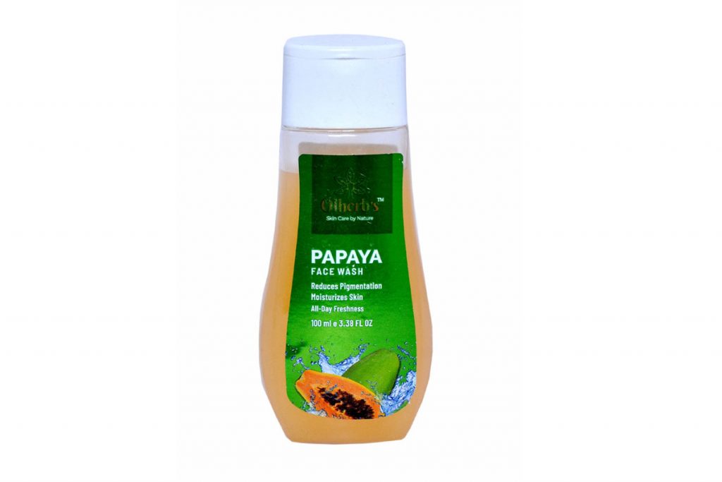 OLHERB'S PAPAYA FACE WASH Biofrank Pharmaceuticals (India) Pvt. Ltd.