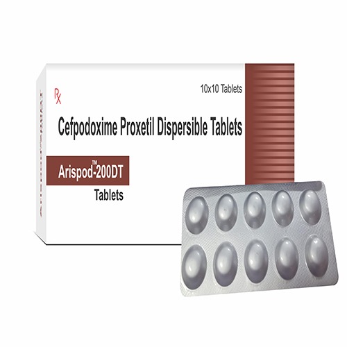Arispod-2000DT, Cefpodoxime Proxetil Dispersible Tablets, offered by Biofrank Pharmaceuticals (India) Pvt. Ltd.