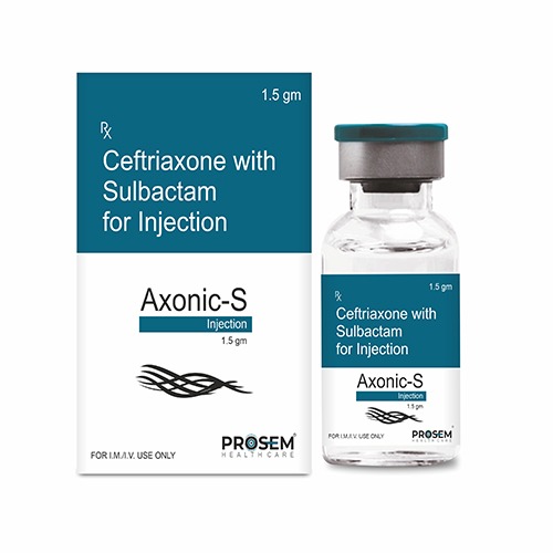 Axonic-S, Ceftriaxone with Sulbactam for Injection, offered by Biofrank Pharmaceuticals (India) Pvt. Ltd.