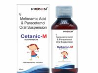 Cetanic-M, Mefenamic Acid & Paracetamol Oral Suspension, offered by Biofrank Pharmaceuticals (India) Pvt. Ltd.