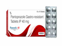 Panyork-40, Pantoprazole Gastro-resistant Tablets IP 40 mg, offered by Biofrank Pharmaceuticals (India) Pvt. Ltd.