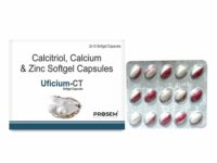 Uficium-CT, Calcitriol, Calcium & Zinc Softgel Capsules, offered by Biofrank Pharmaceuticals (India) Pvt. Ltd.