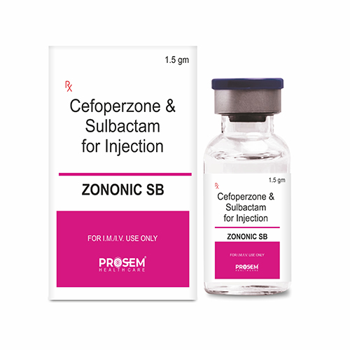 ZONONIC SB 1.5, Cefoperzone & Sulbactam for Injection, offered by Biofrank Pharmaceuticals (India) Pvt. Ltd.