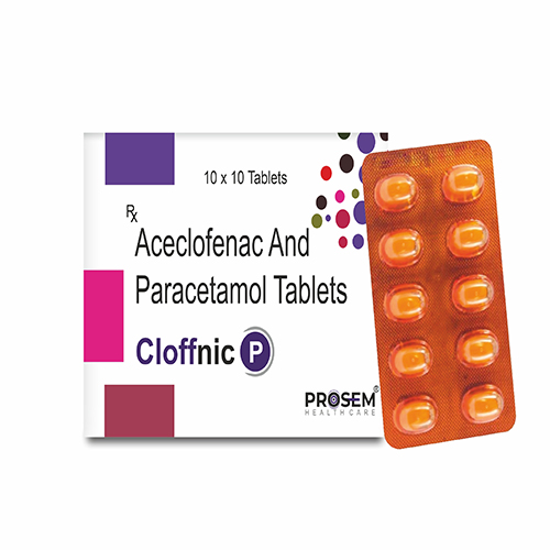 Cloffnic P, Aceclofenac And Paracetamol Tablets, offered by Biofrank Pharmaceuticals (India) Pvt. Ltd.