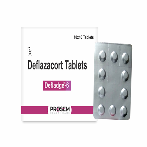 Defladge-6, Deflazacort Tablets, offered by Biofrank Pharmaceuticals (India) Pvt. Ltd.
