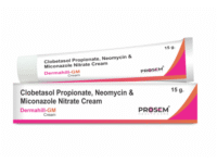 Dermahill-GM, Clobetasol Propionate, Neomycin & Miconazole Nitrate Cream, offered by Biofrank Pharmaceuticals (India) Pvt. Ltd.