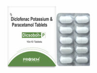 Dicsobon-P, Diclofenac Potassium & Paracetamol Tablets, offered by Biofrank Pharmaceuticals (India) Pvt. Ltd.