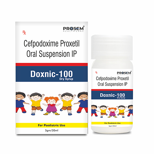 Doxnic-100, Cefpodoxime Proxetil Oral Suspension IP, offered by Biofrank Pharmaceuticals (India) Pvt. Ltd.