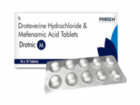 Drotnic M, Drotaverine Hydrochloride & Mefenamic Acid Tablets, offered by Biofrank Pharmaceuticals (India) Pvt. Ltd.