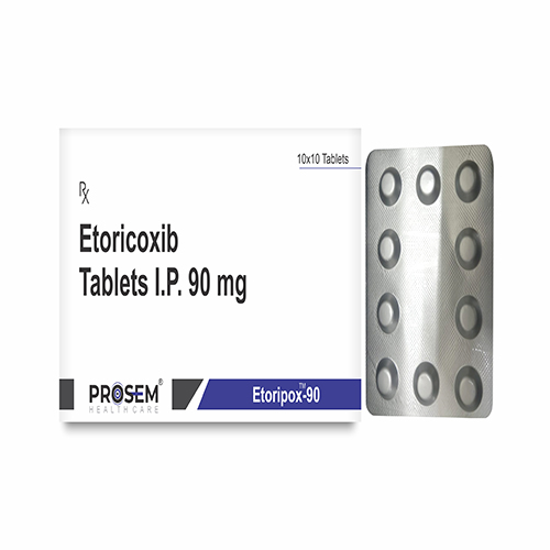 Etoripox-90, Etoricoxib Tablets I.P. 90 mg, offered by Biofrank Pharmaceuticals (India) Pvt. Ltd.