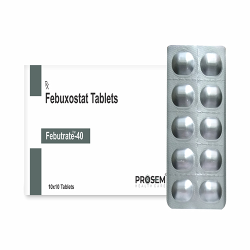 Febutrate-40, Febuxostat Tablets, offered by Biofrank Pharmaceuticals (India) Pvt. Ltd.