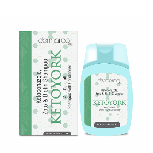 KETOYORK, Ketoconazole, Zpto & Biotin Shampoo, offered by Biofrank Pharmaceuticals (India) Pvt. Ltd.