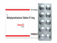 Kiapred-4, Methylprednisolone Tablets I.P. 4mg, offered by Biofrank Pharmaceuticals (India) Pvt. Ltd.