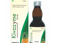 Kivazyme, Fungal Diastase & Papain with B-complex Syrup, offered by Biofrank Pharmaceuticals (India) Pvt. Ltd.