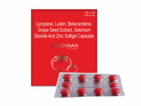 LYCOVAAN, Lycopene, Lutein, Betacarotene, Grape Seed Extract, Selenium Dioxide And Zinc Softgel Capsules, offered by Biofrank Pharmaceuticals (India) Pvt. Ltd.