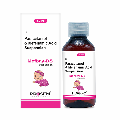 Mefbay-DS, Paracetamol & Mefenamic Acid Suspension, offered by Biofrank Pharmaceuticals (India) Pvt. Ltd.