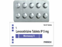 Montaway-5, Levocetirizine Tablets IP 5 mg, offered by Biofrank Pharmaceuticals (India) Pvt. Ltd.