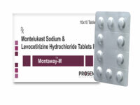Montaway-M, Montelukast Sodium & Levocetirizine Hydrochloride Tablets, offered by Biofrank Pharmaceuticals (India) Pvt. Ltd.