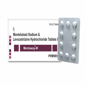 Montaway-M, Montelukast Sodium & Levocetirizine Hydrochloride Tablets, offered by Biofrank Pharmaceuticals (India) Pvt. Ltd.