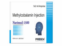 Nurimed-1500, Methylcobalamin Injection, offered by Biofrank Pharmaceuticals (India) Pvt. Ltd.