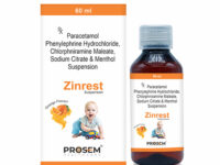 Zinrest, Paracetamol Phenylephrine Hydrochloride, Chlorphniramine Maleate, Sodium Citrate & Menthol Suspension, offered by Biofrank Pharmaceuticals (India) Pvt. Ltd.