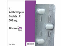 Zithosem-500, Azithromycin Tablets I.P. 500 mg, offered by Biofrank Pharmaceuticals (India) Pvt. Ltd.