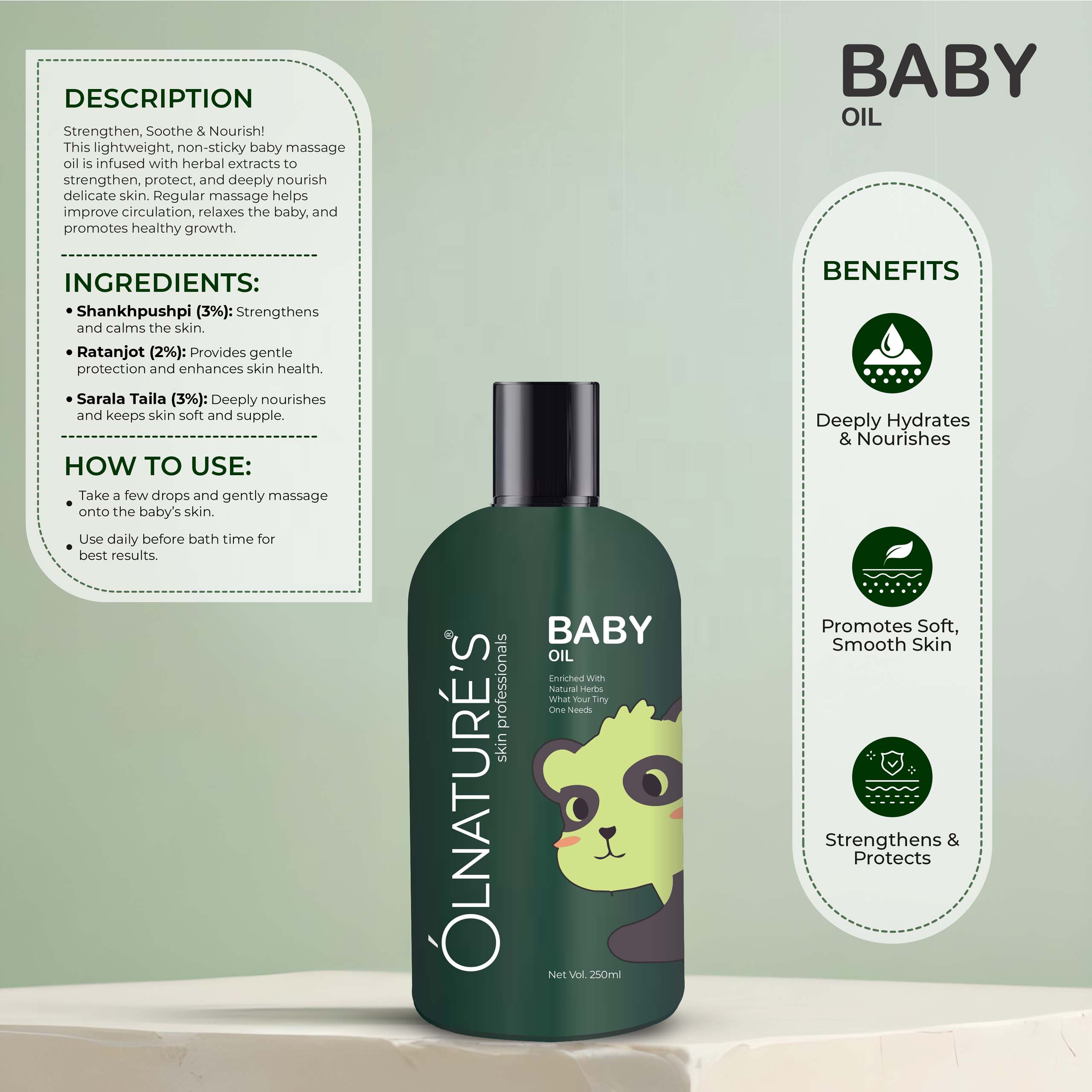 OLD NATURE'S-BABY OIL, offered by Biofrank Pharmaceuticals (India) Pvt. Ltd.