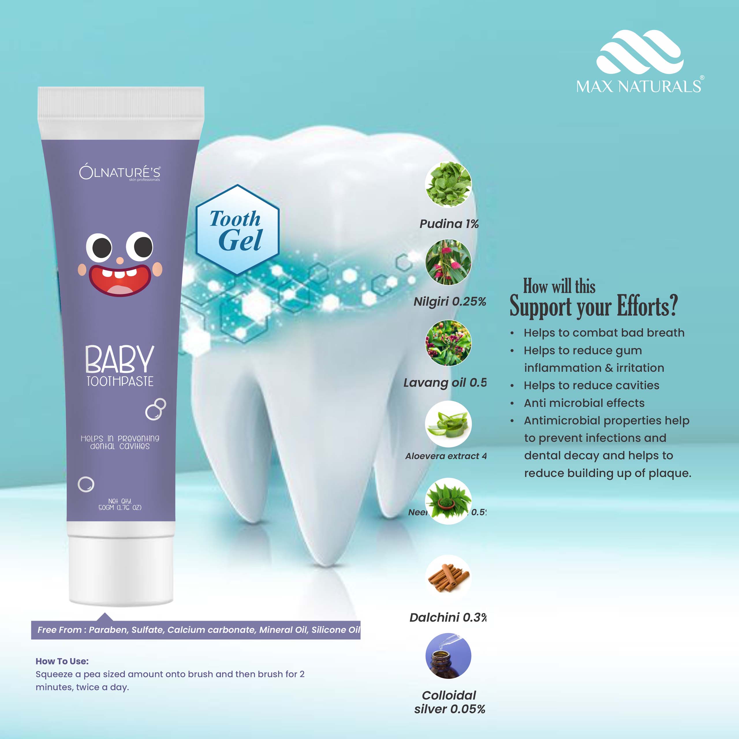 OLD NATURE'S-BABY TOOTHPASTE, offered by Biofrank Pharmaceuticals (India) Pvt. Ltd.