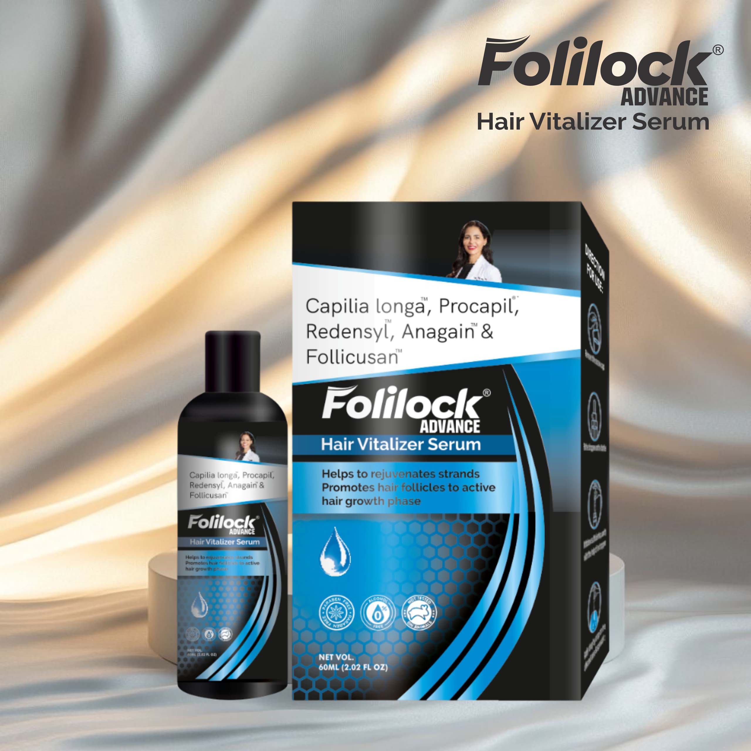 Folilock ADVANCE Hair Vitalizer Serum, offered by Biofrank Pharmaceuticals (India) Pvt. Ltd.