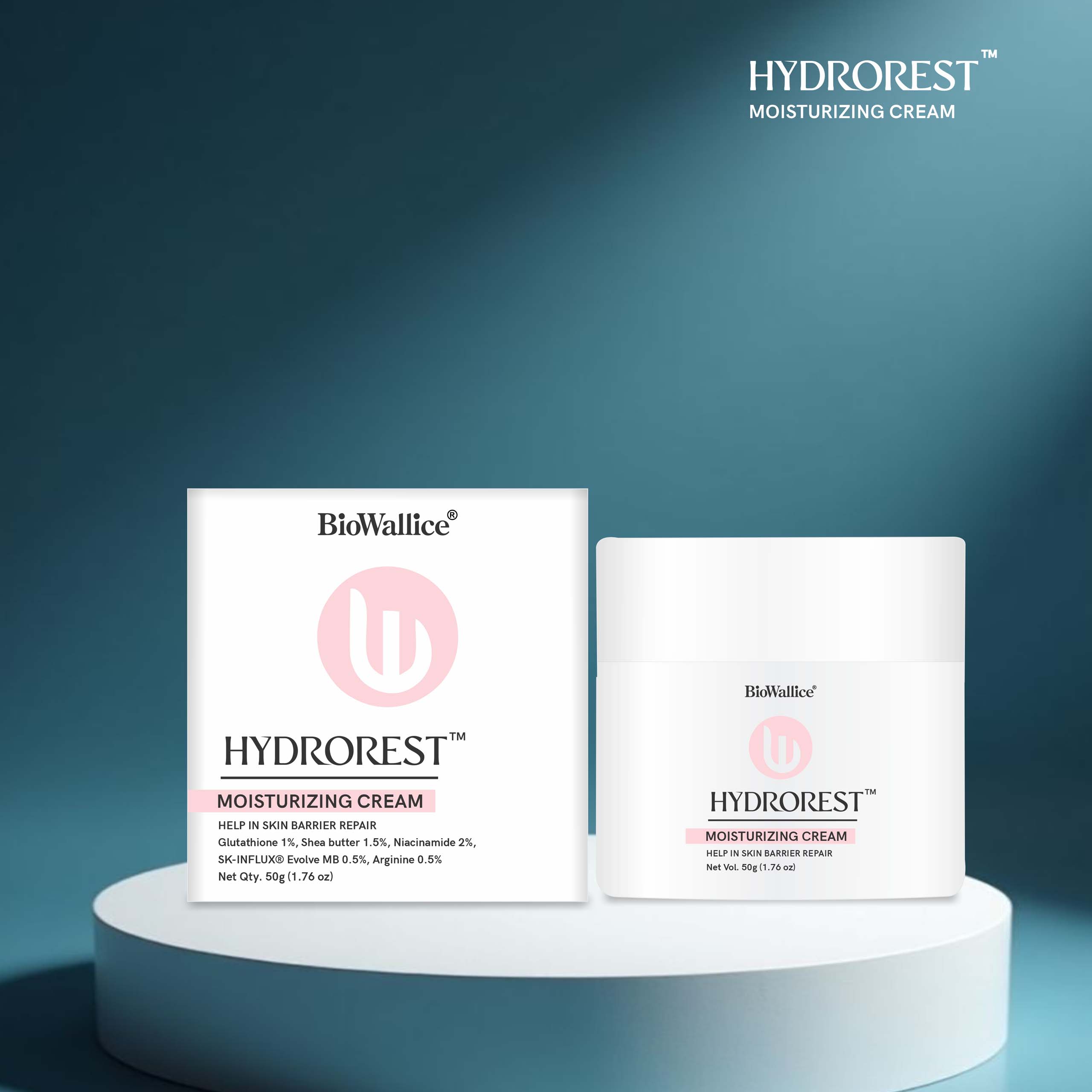 HYDROREST-MOISTURIZING CREAM, offered by Biofrank Pharmaceuticals (India) Pvt. Ltd.