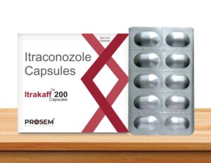 Itrakaff 200 Capsules, offered by Biofrank Pharmaceuticals (India) Pvt. Ltd.