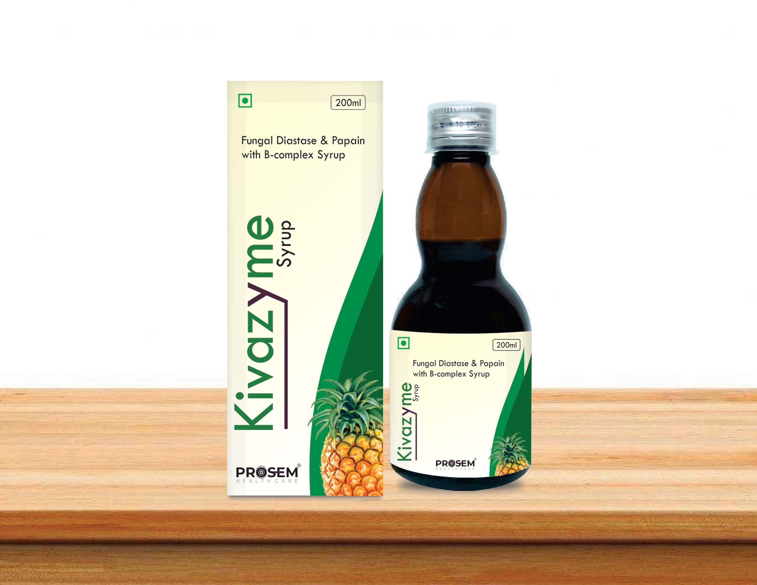 Kivazyme Syrup, offered by Biofrank Pharmaceuticals (India) Pvt. Ltd.