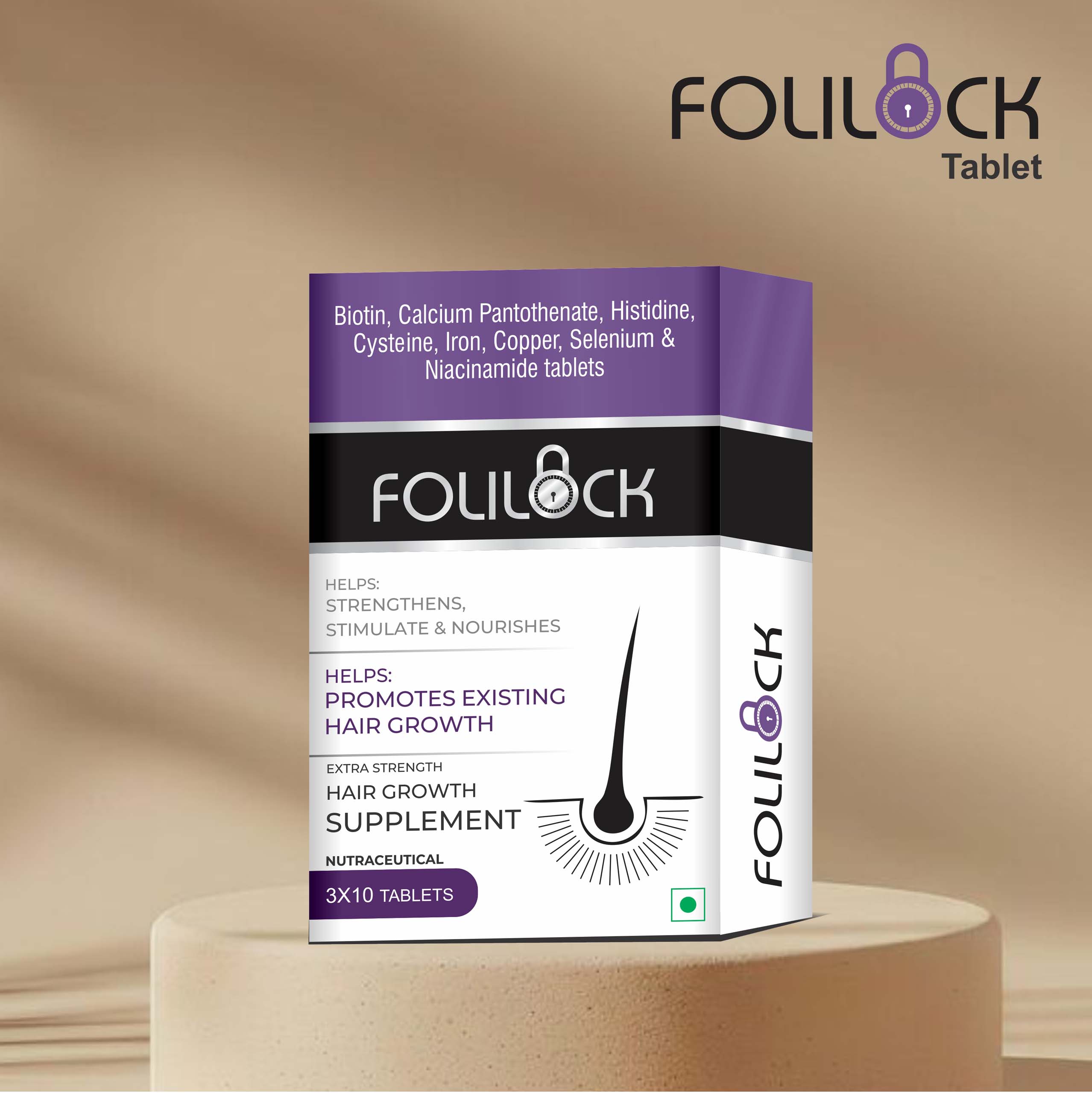 FOLILOCK-Tablet, offered by Biofrank Pharmaceuticals (India) Pvt. Ltd.