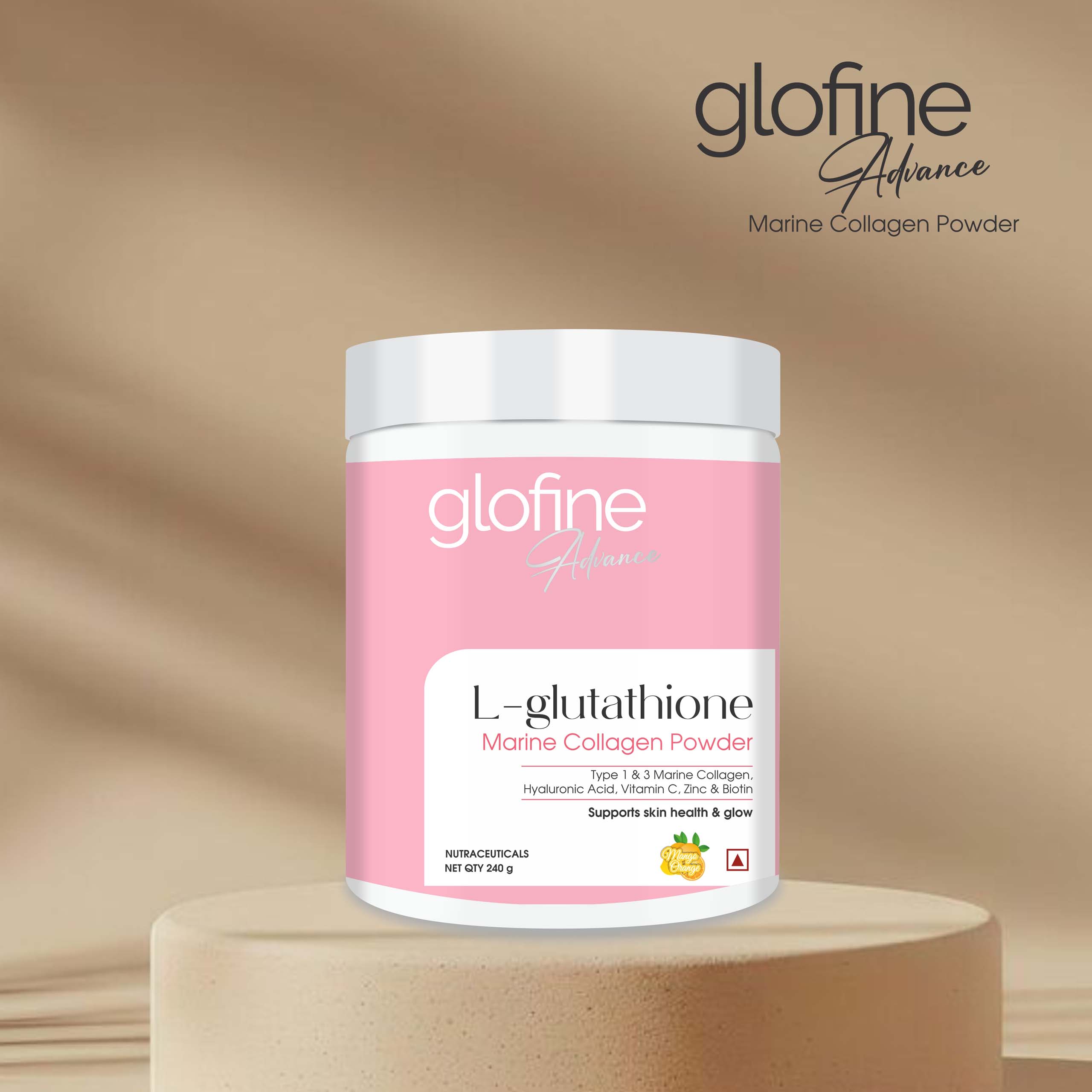 Glofine Advance-Marine Collagen Powder, offered by Biofrank Pharmaceuticals (India) Pvt. Ltd.