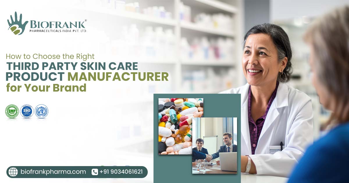 Third party skin care product manufacturer