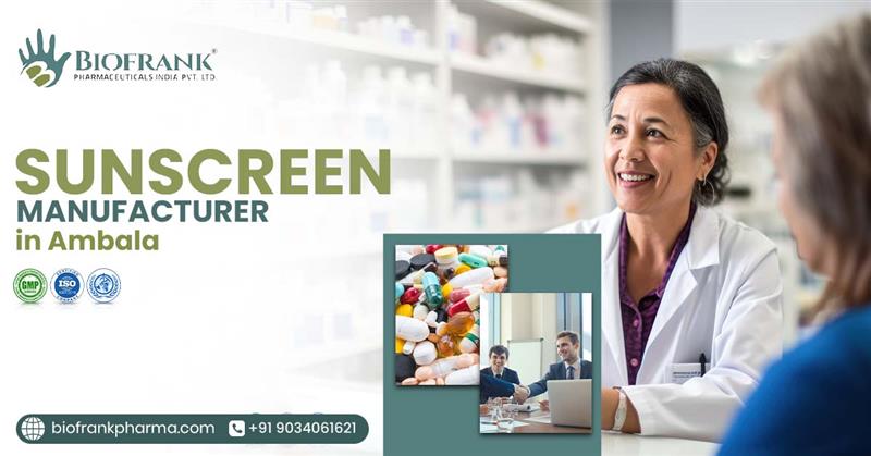 Sunscreen Manufacturer in Ambala