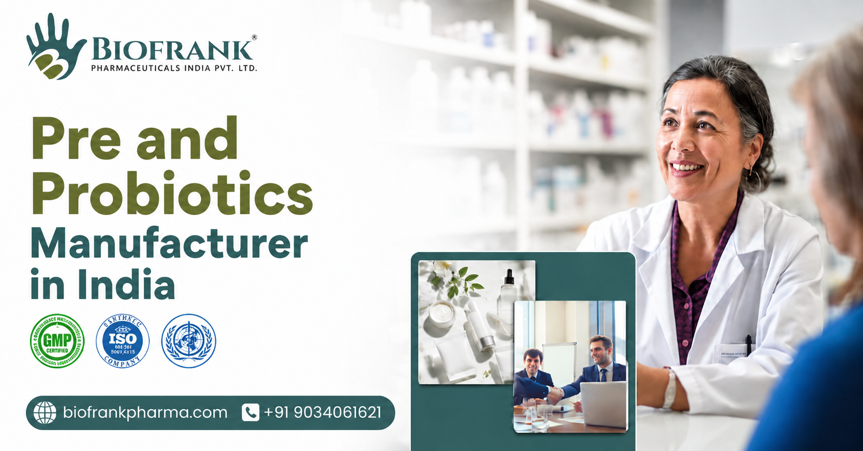 pre and probiotics manufacturer